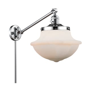 A thumbnail of the Innovations Lighting 237 Large Oxford Polished Chrome / Matte White Cased