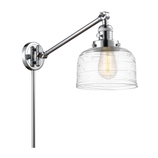 A thumbnail of the Innovations Lighting 237-25-8 Bell Sconce Polished Chrome / Clear Deco Swirl