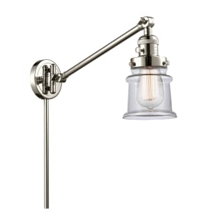 A thumbnail of the Innovations Lighting 237 Small Canton Polished Nickel / Clear