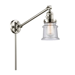 A thumbnail of the Innovations Lighting 237 Small Canton Polished Nickel / Seedy