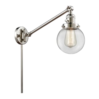 A thumbnail of the Innovations Lighting 237-6 Beacon Polished Nickel / Clear