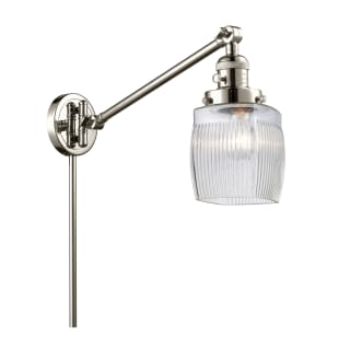 A thumbnail of the Innovations Lighting 237 Colton Polished Nickel / Clear Halophane