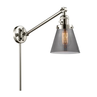 A thumbnail of the Innovations Lighting 237 Small Cone Polished Nickel / Smoked