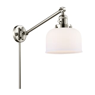 A thumbnail of the Innovations Lighting 237 Large Bell Polished Nickel / Matte White