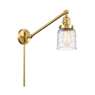 A thumbnail of the Innovations Lighting 237-25-8 Bell Sconce Satin Gold / Deco Swirl