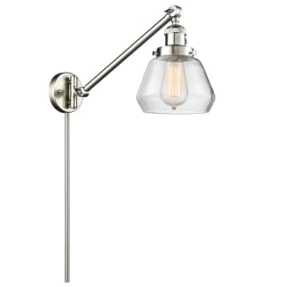 A thumbnail of the Innovations Lighting 237 Fulton Satin Brushed Nickel / Clear