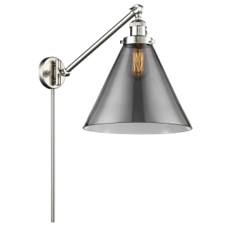 A thumbnail of the Innovations Lighting 237 X-Large Cone Brushed Satin Nickel / Smoked