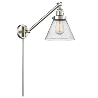 A thumbnail of the Innovations Lighting 237 Large Cone Satin Brushed Nickel / Seedy