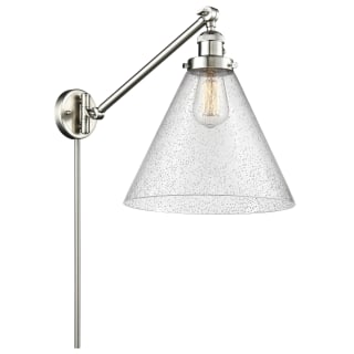 A thumbnail of the Innovations Lighting 237 X-Large Cone Brushed Satin Nickel / Seedy