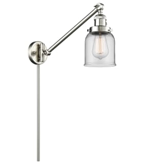 A thumbnail of the Innovations Lighting 237 Small Bell Satin Brushed Nickel / Clear