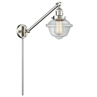 A thumbnail of the Innovations Lighting 237 Small Oxford Brushed Satin Nickel / Clear