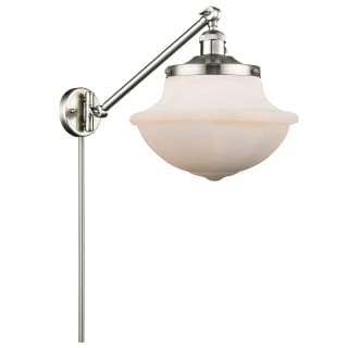 A thumbnail of the Innovations Lighting 237 Large Oxford Brushed Satin Nickel / Matte White Cased