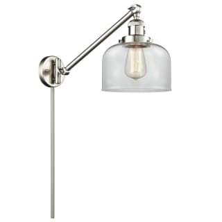 A thumbnail of the Innovations Lighting 237 Large Bell Satin Brushed Nickel / Clear