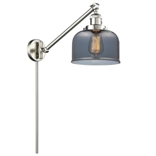 A thumbnail of the Innovations Lighting 237 Large Bell Satin Brushed Nickel / Smoked