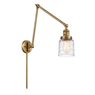 A thumbnail of the Innovations Lighting 238-30-8 Bell Sconce Brushed Brass / Deco Swirl