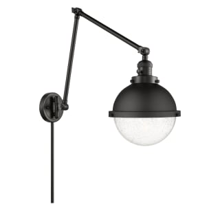 A thumbnail of the Innovations Lighting 238-13-9 Hampden Sconce Matte Black / Seedy