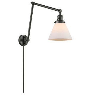 A thumbnail of the Innovations Lighting 238 Large Cone Oiled Rubbed Bronze / Matte White Cased