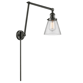 A thumbnail of the Innovations Lighting 238 Small Cone Oiled Rubbed Bronze / Clear