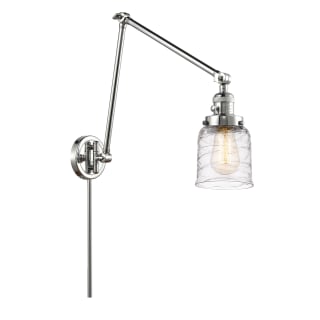 A thumbnail of the Innovations Lighting 238-30-8 Bell Sconce Polished Chrome / Deco Swirl