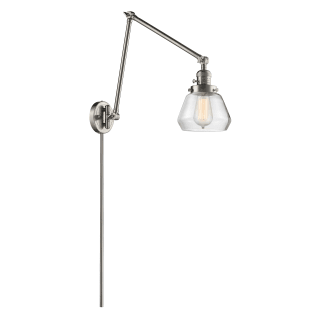 A thumbnail of the Innovations Lighting 238 Fulton Satin Brushed Nickel / Clear