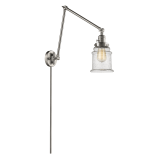 A thumbnail of the Innovations Lighting 238 Canton Satin Brushed Nickel / Seedy