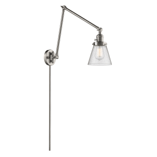 A thumbnail of the Innovations Lighting 238 Small Cone Satin Brushed Nickel / Seedy
