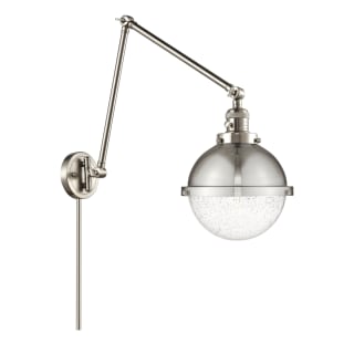 A thumbnail of the Innovations Lighting 238-13-9 Hampden Sconce Brushed Satin Nickel / Seedy