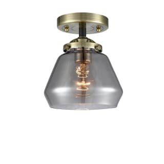 A thumbnail of the Innovations Lighting 284 Fulton Black Antique Brass / Plated Smoke