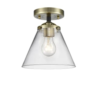 A thumbnail of the Innovations Lighting 284 Large Cone Black Antique Brass / Clear