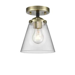 A thumbnail of the Innovations Lighting 284 Small Cone Black Antique Brass / Clear