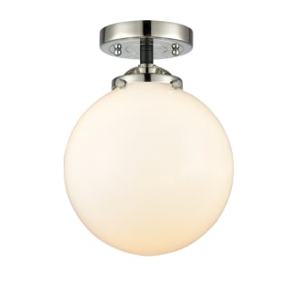 A thumbnail of the Innovations Lighting 284-1C-8 Beacon Black Polished Nickel / Gloss White