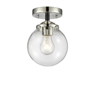 A thumbnail of the Innovations Lighting 284-1C-6 Beacon Black Polished Nickel / Clear