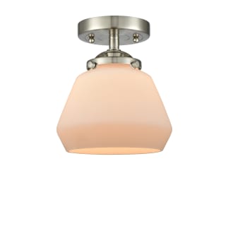 A thumbnail of the Innovations Lighting 284 Fulton Brushed Satin Nickel / Matte White