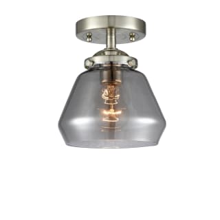 A thumbnail of the Innovations Lighting 284 Fulton Brushed Satin Nickel / Plated Smoke