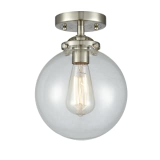 A thumbnail of the Innovations Lighting 284-1C-8 Beacon Brushed Satin Nickel / Clear