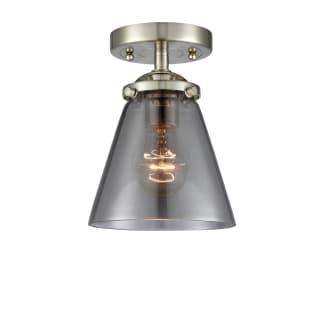 A thumbnail of the Innovations Lighting 284 Small Cone Brushed Satin Nickel / Plated Smoke