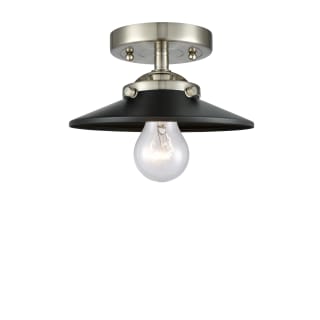 A thumbnail of the Innovations Lighting 284 Railroad Brushed Satin Nickel / Matte Black