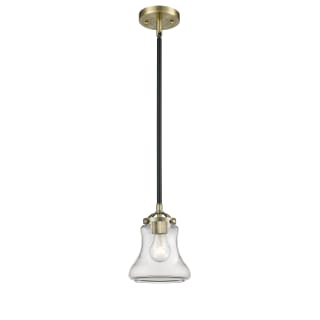 A thumbnail of the Innovations Lighting 284-1S Bellmont Black Antique Brass / Clear