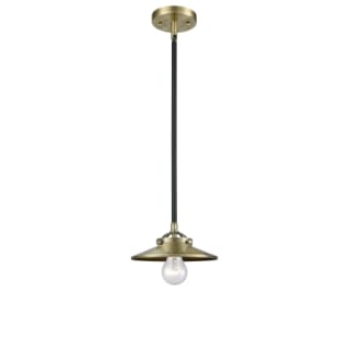 A thumbnail of the Innovations Lighting 284-1S Railroad Black Antique Brass / Antique Brass