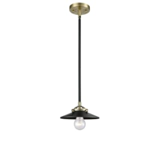 A thumbnail of the Innovations Lighting 284-1S Railroad Black Antique Brass / Matte Black