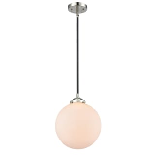 A thumbnail of the Innovations Lighting 284-1S X-Large Beacon Black Polished Nickel / Matte White