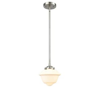 A thumbnail of the Innovations Lighting 284-1S Small Oxford Brushed Satin Nickel / Matte White