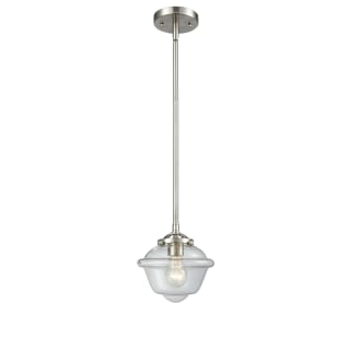 A thumbnail of the Innovations Lighting 284-1S Small Oxford Brushed Satin Nickel / Clear