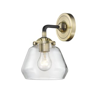 A thumbnail of the Innovations Lighting 284-1W Fulton Black Antique Brass / Clear
