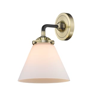 A thumbnail of the Innovations Lighting 284-1W Large Cone Black Antique Brass / Matte White Cased