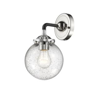 A thumbnail of the Innovations Lighting 284-1W-6 Beacon Black Polished Nickel / Seedy Globe