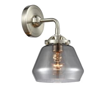A thumbnail of the Innovations Lighting 284-1W Fulton Brushed Satin Nickel / Smoked