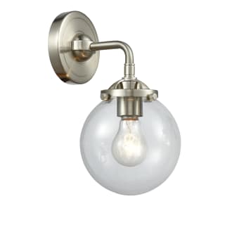 A thumbnail of the Innovations Lighting 284-1W-6 Beacon Brushed Satin Nickel / Clear