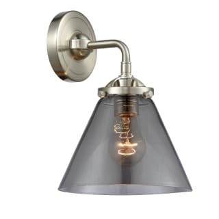 A thumbnail of the Innovations Lighting 284-1W Large Cone Brushed Satin Nickel / Smoked