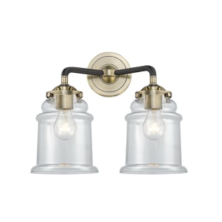 A thumbnail of the Innovations Lighting 284-2W Canton Black Antique Brass / Clear